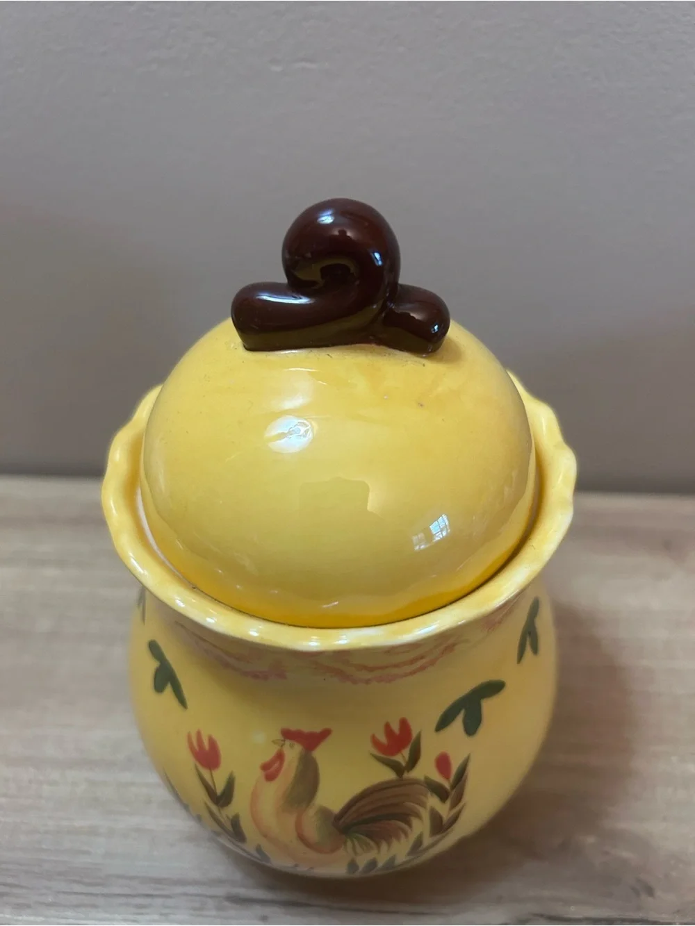 Vintage bright yellow